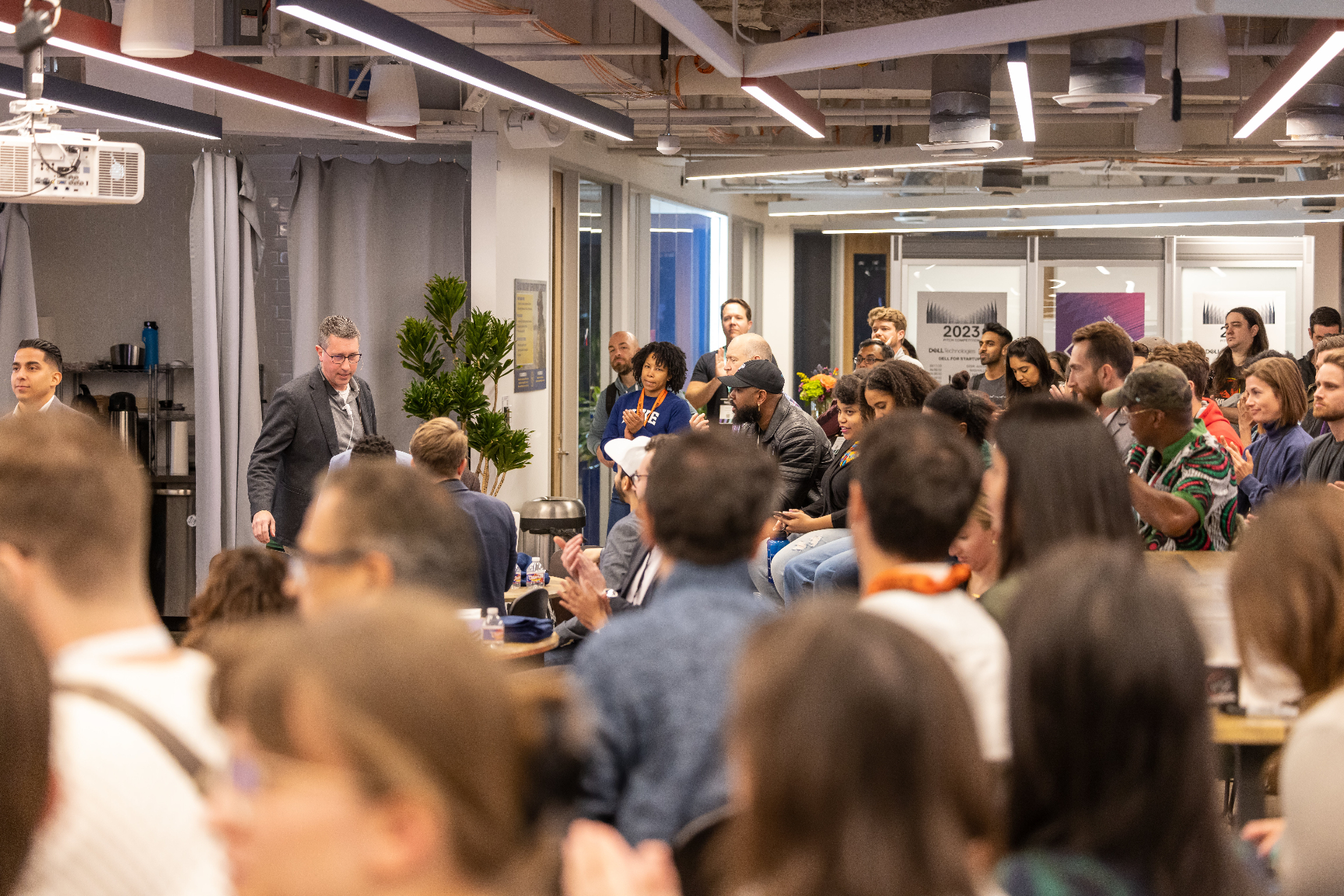 Guests mingling at a GCOAT event